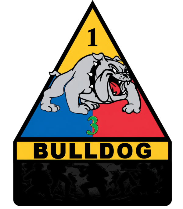 BULLDOG PLAQUE 16"X12" "TEMPLATE READY"