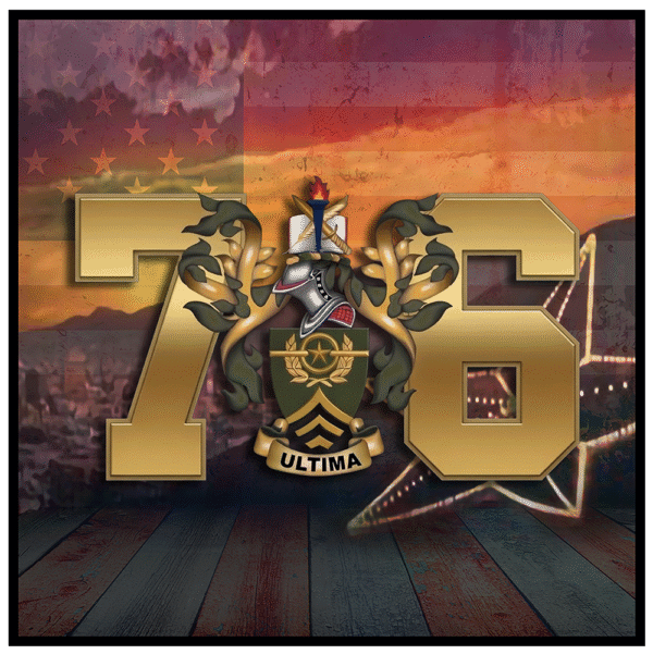 Class 76 USASMA El Paso Strong" 16x16 "TEMPLATE READY"